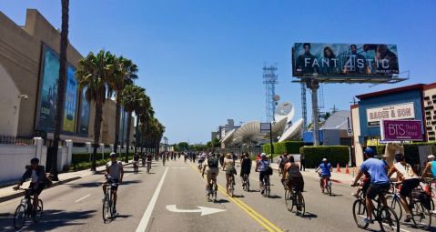 CicLAvia, LA Bike day event, road closures, Venice Beach, gorgeous day to ride a bicycle